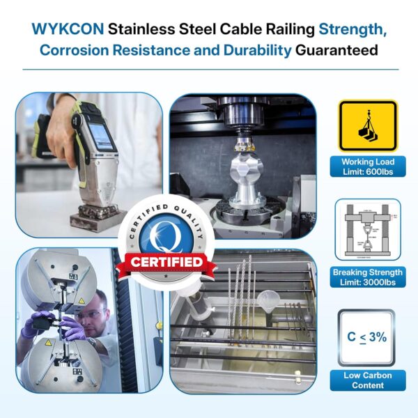 316L Stainless Steel Wire Rope - 300ft - 5/32 Stainless Steel Cable Railing - Image 3